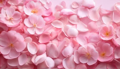 delicate pink floral petals creating a soft romantic background of nature s beauty