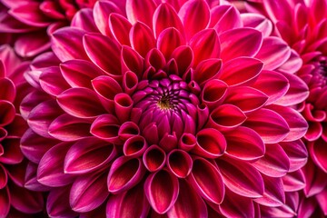 Obraz premium Red Viva Magenta abstract background. Flower petals close-up. 