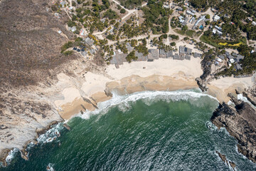 Maruata Beach in the municipality of Aquila, Michoacan, Mexico