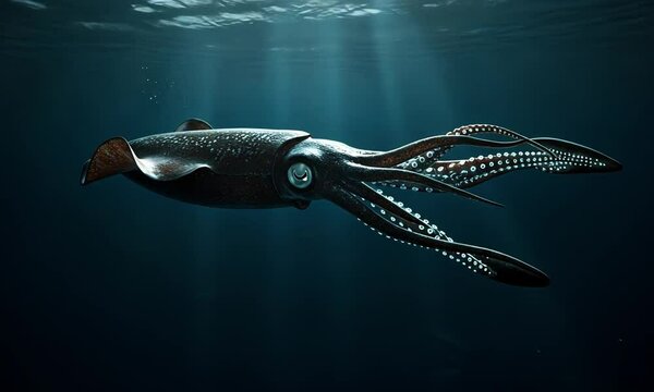 Octopus in the water