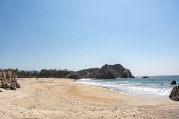 Maruata Beach in the municipality of Aquila, Michoacan, Mexico