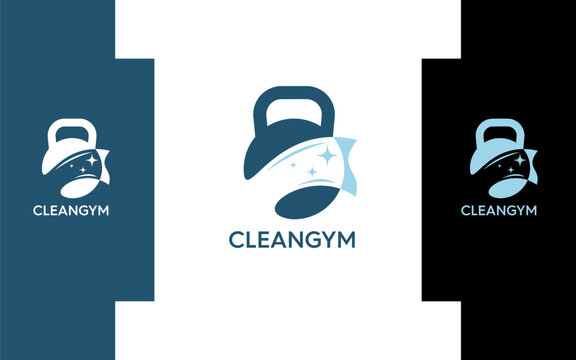 Fitness Clean wipes modern logo