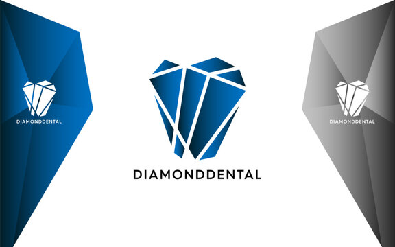 Diamond Studio Dental modern logo