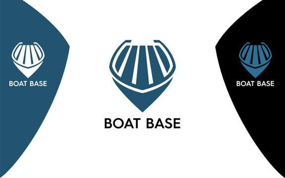Boat Base simple and modern logo