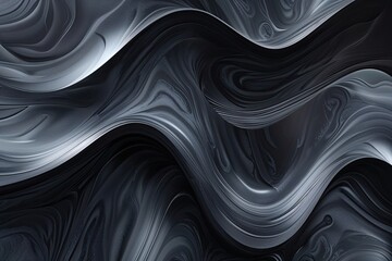 Sleek Dark Carbon Artwork in Contemporary Vector Style