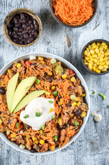 Homemade prepared healthy and keto diet dish