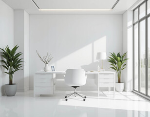Pure & Smart &ndash; Stunning Minimalist Office Illustrations for Modern Workspaces