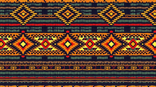 Ethiopian Tibeb Woven Textile Pattern for African-Inspired Fashion and Decor