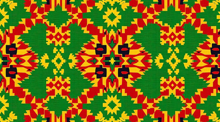 Ashanti Kente Cloth Pattern for Bold and Vibrant African Textile Designs
