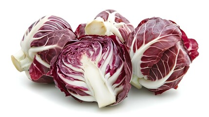 Obraz premium Radicchio isolated on white background
