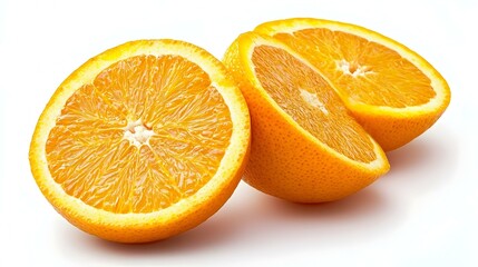 Fototapeta premium Orange isolated on white background