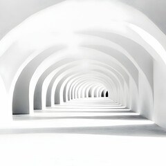 Obraz premium Abstract White Archway Background Illustration