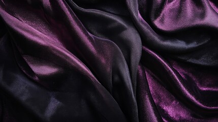 Dark Purple and Shiny Fabric Texture with Glitter