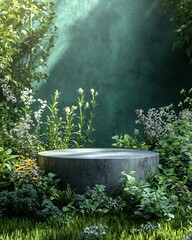 Herbal podium