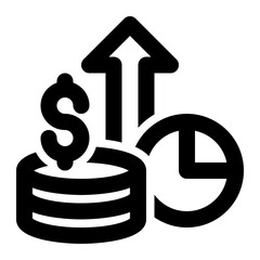 Profit Margin, Profit Sharing, Margin Outline Icon
