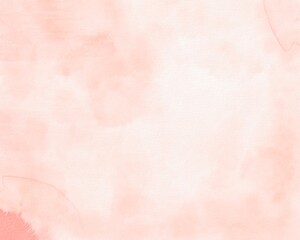 Peach pink rose abstract background. Nude beige simple gradient. Light pastel pale soft coral watercolor blurred pattern. Matte empty template. Elegant, beautiful romance, gentle calm