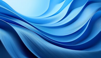Naklejka premium abstract wavy blue background