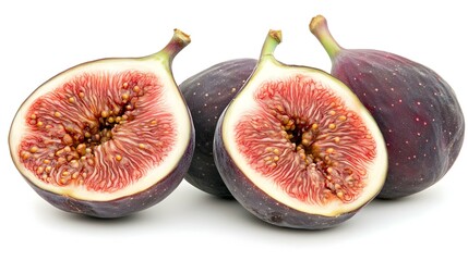 fig isolated on white background full depth