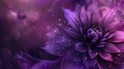 Close-up of a vibrant purple flower on a soft, blurred background. macro texture background.