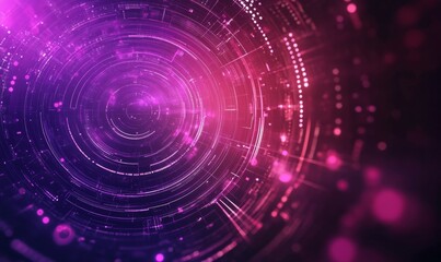 Purple and red digital or cyber aesthetic. Abstract design for technology background.
