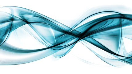 Naklejka premium Abstract blue wave background for presentations