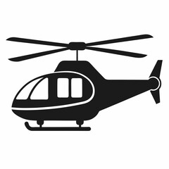 helicopter vector illustration