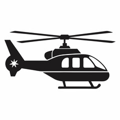helicopter vector illustration