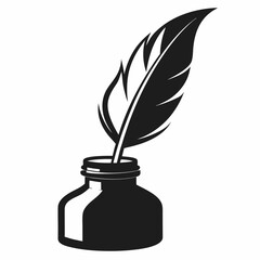 feather and ink