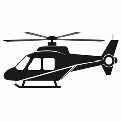 helicopter vector illustration