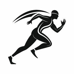 running man silhouette