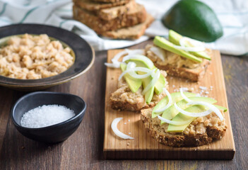 Homemade prepared healthy and keto diet dish