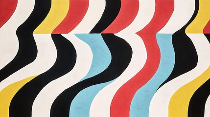 Obraz premium Abstract color wave pattern for wall art decor