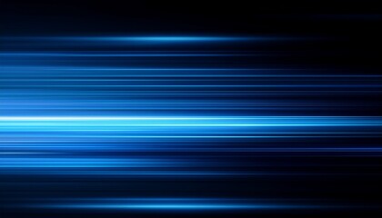 abstract background with blue gradient light streaks on black glowing blurred motion effect glowing horizontal lines