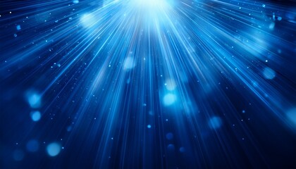 blue sparkle rays lights with bokeh elegant abstract background dust sparks background