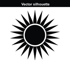 Sun and Moon Vector Illustration