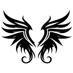 Dragon Wing Silhouette