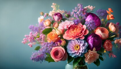 Obraz premium pretty floral bouquet