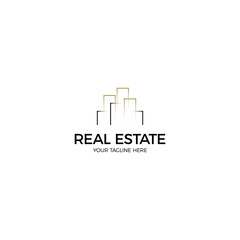 Real Estate logo. Modern Real estate logo vector.