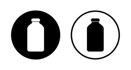 Bottle icon logo design. bottle sign and symbol