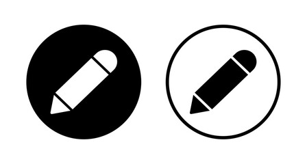 Pencil icon logo design. pen sign and symbol. edit icon vector