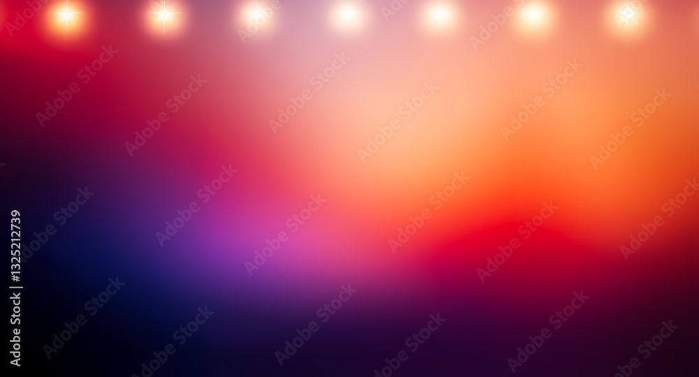 Canvas Prints colorful abstract background with a smooth gradient from dark shades to bright hues. soft illuminati