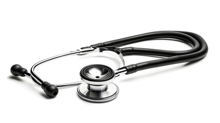 Professional Stethoscope Illustration on Isolated Background for Medical Use