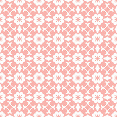 Floral geometric paper with daisy and ditsy seamless ornamental pattern fabric