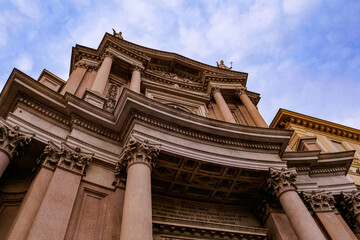 Chiesa di San Carlo Borromeo. Torino, Italia