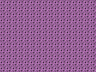 Black floral vine pattern on bright magenta background. Seamless bold ornamental design ideal for textiles, wallpapers, gift wrap, and modern decorative projects.