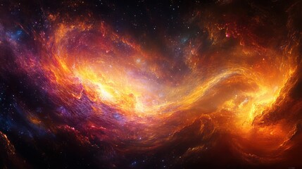 A canvas of swirling nebulae, where lines of code danced and data flowed, creating an abstract symphony of color and light, a glimpse into the unseen realm of digital innovation.