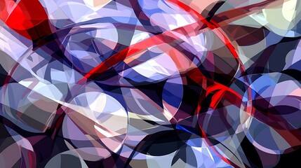 Obraz premium Abstract fluid shapes overlapping for background use