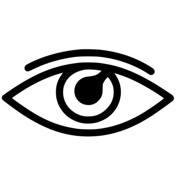recommend clip art: Eye symbol silhouette
