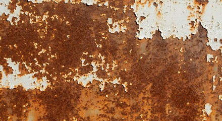 Fototapeta premium Rusty Metal Texture Dramatic Color Palette. AI Generated