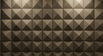 Obraz premium Geometric Wall Texture Subtle Lighting. AI Generated